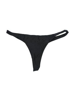 Bamba Swim Jagger Bikini Bottoms in Jet Black